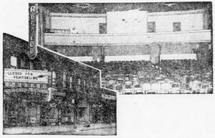 Russell Theatre - 1950 News Photo (newer photo)